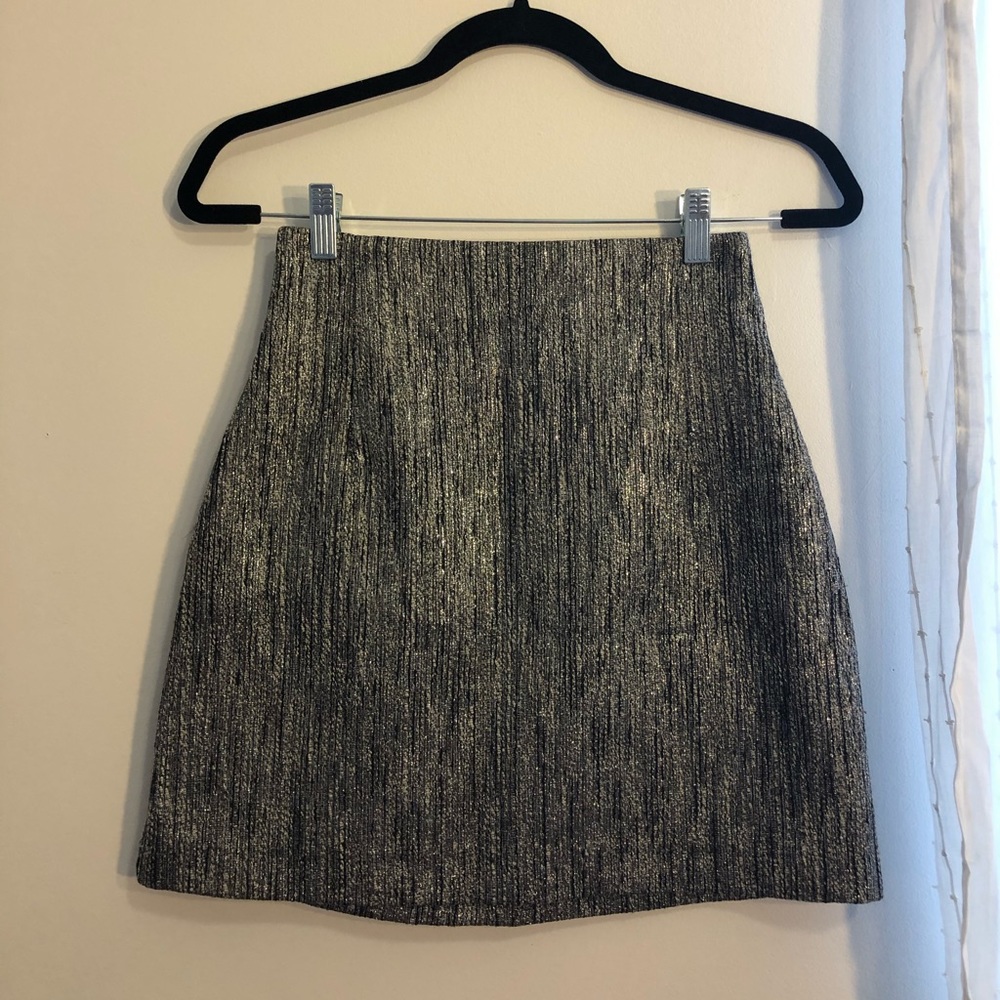 Metallic skirt